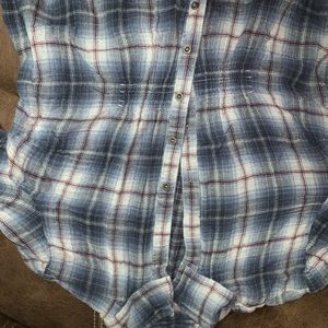 Button up maternity shirt